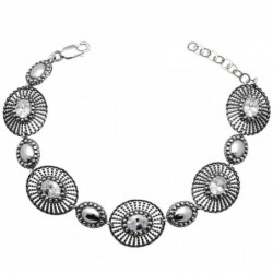 Bransoletka srebrna 18-21cm...