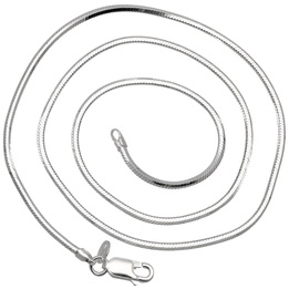 Łańcuszek srebrny żmijka linka 45cm 1.7mm 925