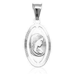 Medalik Madonna Srebro pr.925