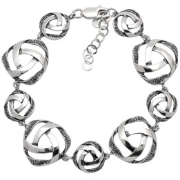 Bransoletka srebrna 18-21cm srebro 925