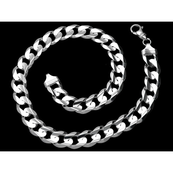 Łańcuszek srebrny pancerka 60cm 16.3mm 925