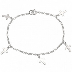 Bransoletka srebrna 19cm...