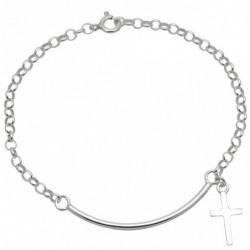 Bransoletka srebrna 19cm...
