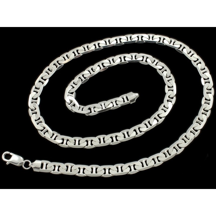 Łańcuszek srebrny żyletka 60cm 7.4mm 925
