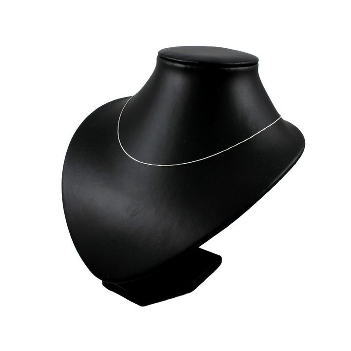 Łańcuszek srebrny kostka 50cm 0.7mm 925