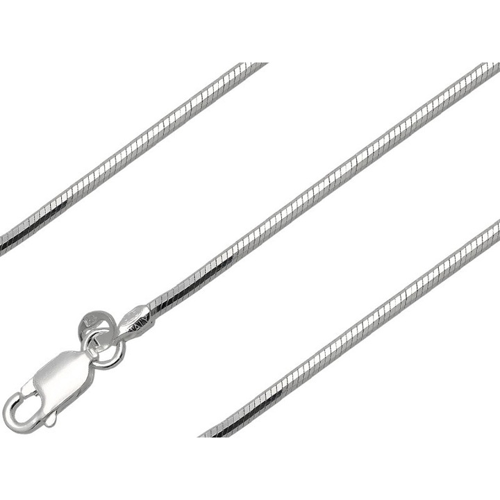 Łańcuszek srebrny żmijka linka 60cm 1.7mm 925