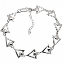 Bransoletka srebrna 19-22cm...