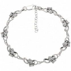 Bransoletka srebrna z...