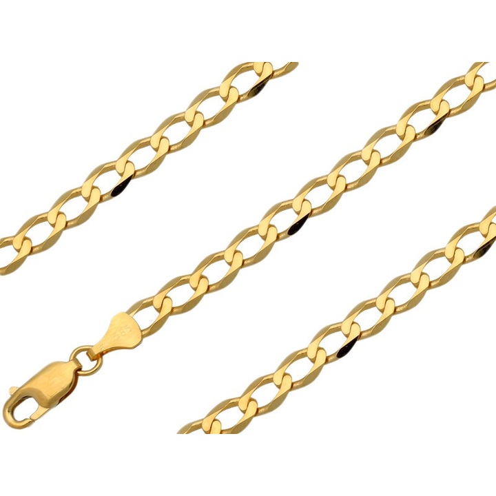 Bransoletka złota pancerka 23cm 5.7mm złoto pr.585