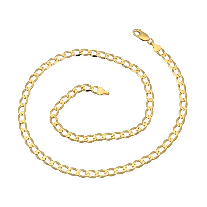 Łańcuszek złoty pancerka 50cm 5.5mm złoto pr.585