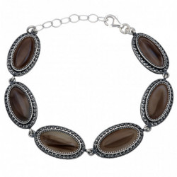 Bransoletka srebrna z...