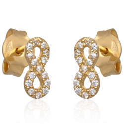 Kolczyki nieskończoność z...