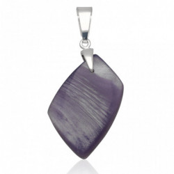 Wisiorek srebrny z masą...