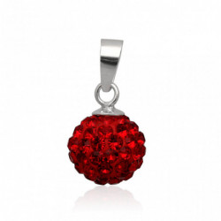 Wisiorek srebrny shamballa...