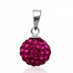 Wisiorek srebrny shamballa...