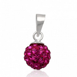 Wisiorek srebrny shamballa...