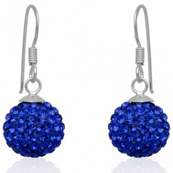 Kolczyki shamballa kule...