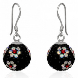 Kolczyki shamballa kule...