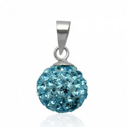 Wisiorek srebrny shamballa...