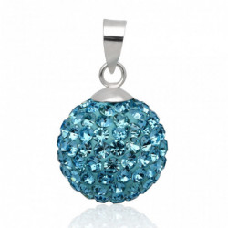 Wisiorek srebrny shamballa...