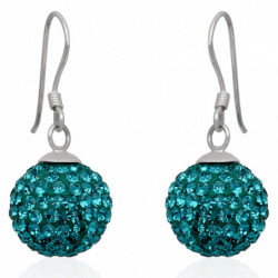 Kolczyki shamballa kule...