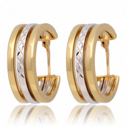 Kolczyki diamentowane białe...