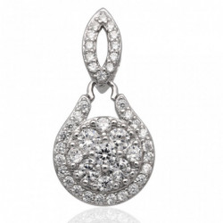 Wisiorek srebrny rodowany z...