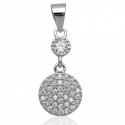 Wisiorek srebrny rodowany z...