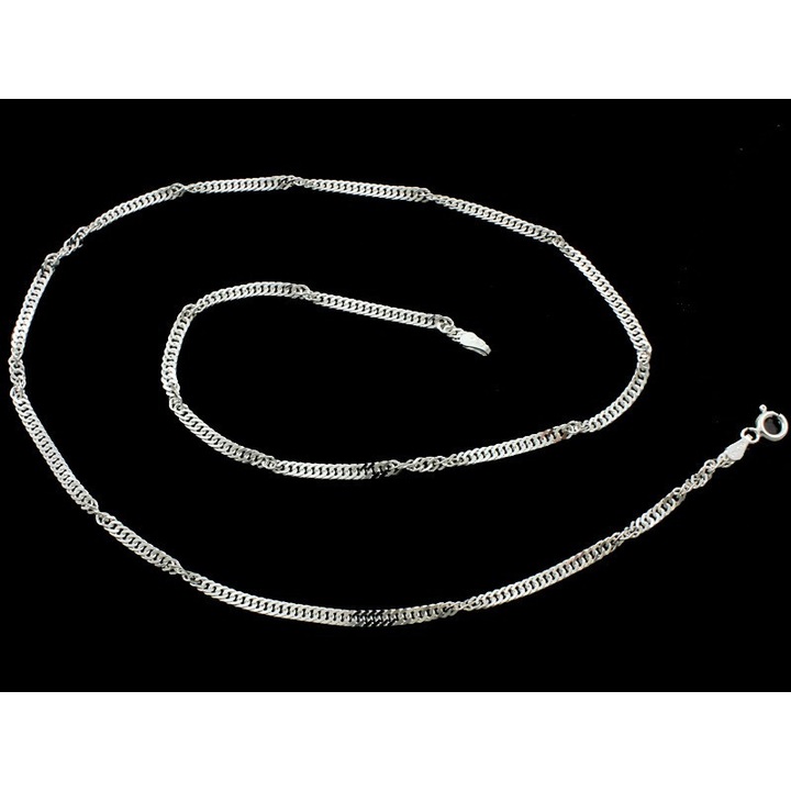 Łańcuszek srebrny singapur 60cm 4mm 925