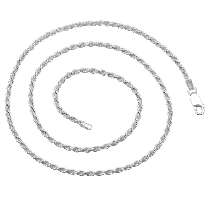 Łańcuszek srebrny Kordel 55cm 2.6mm 925
