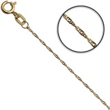 Łańcuszek złoty singapur 45cm 1mm złoto pr.585