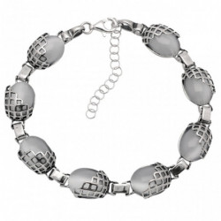 Bransoletka srebrna z...