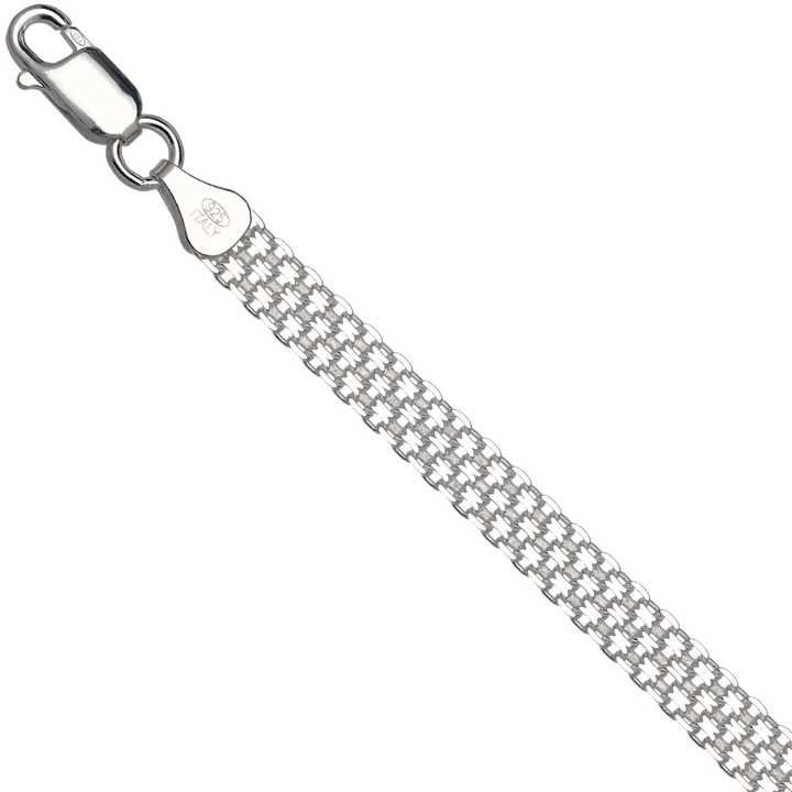 Łańcuszek srebrny bismark 45cm 5.7mm 925