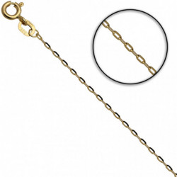 Łańcuszek złoty ankier 50cm...