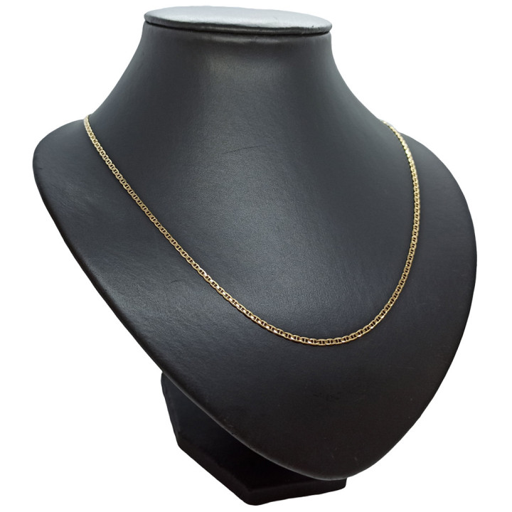 Łańcuszek złoty żyletka 50cm 2.4mm złoto pr.585