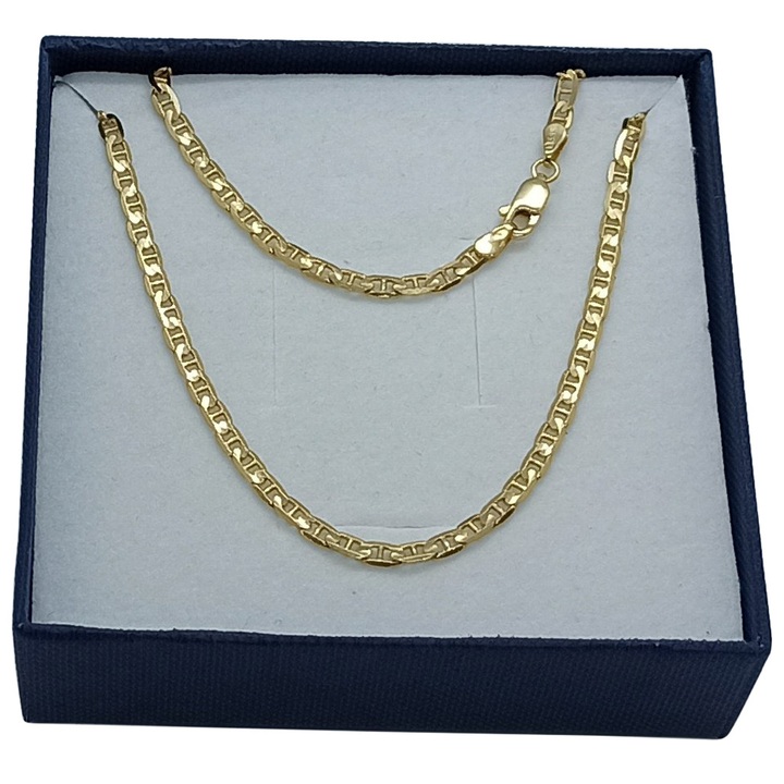 Łańcuszek złoty żyletka 50cm 3mm złoto pr.585