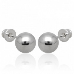 Kolczyki srebrne kule kulki...