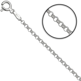 Łańcuszek srebrny Rolo 45cm 2.3mm 925