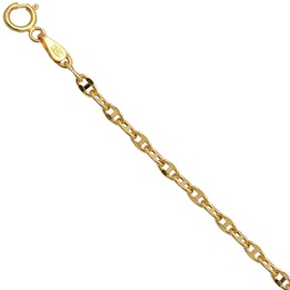 Łańcuszek złoty żyletka 45cm 2.6mm złoto pr.585