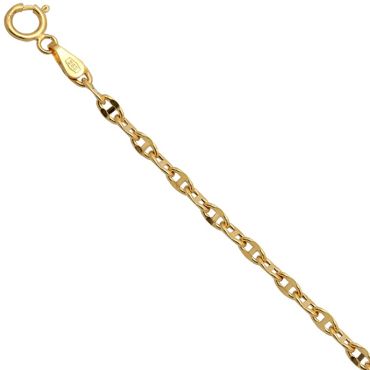 Łańcuszek złoty żyletka 45cm 2.6mm złoto pr.585