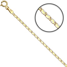 Łańcuszek złoty blaszka 40cm 2mm złoto pr.585
