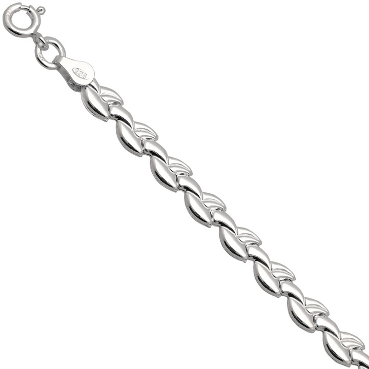 Bransoletka srebrna dmuchana 19-21cm srebro 925