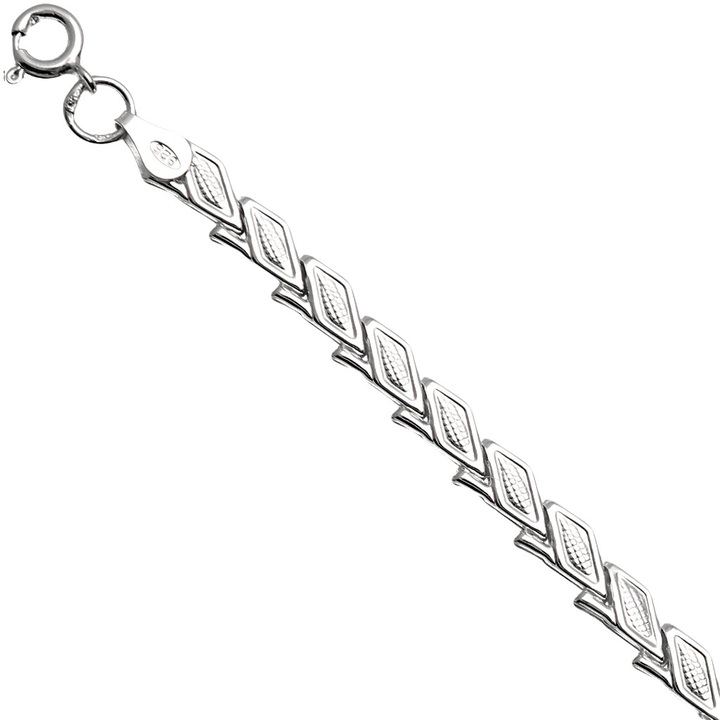 Bransoletka srebrna dmuchana 19-21cm srebro 925
