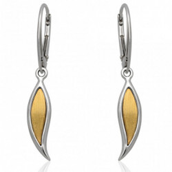 Kolczyki srebrne pozłacane...