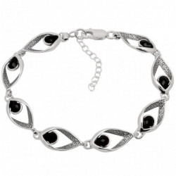 Bransoletka srebrna z...