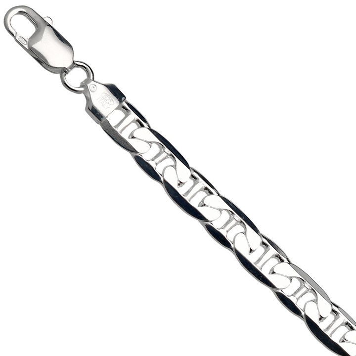 Bransoletka srebrna żyletka 23cm 7.4mm 925