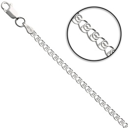 Bransoletka srebrna Love 19cm 2.7mm 925