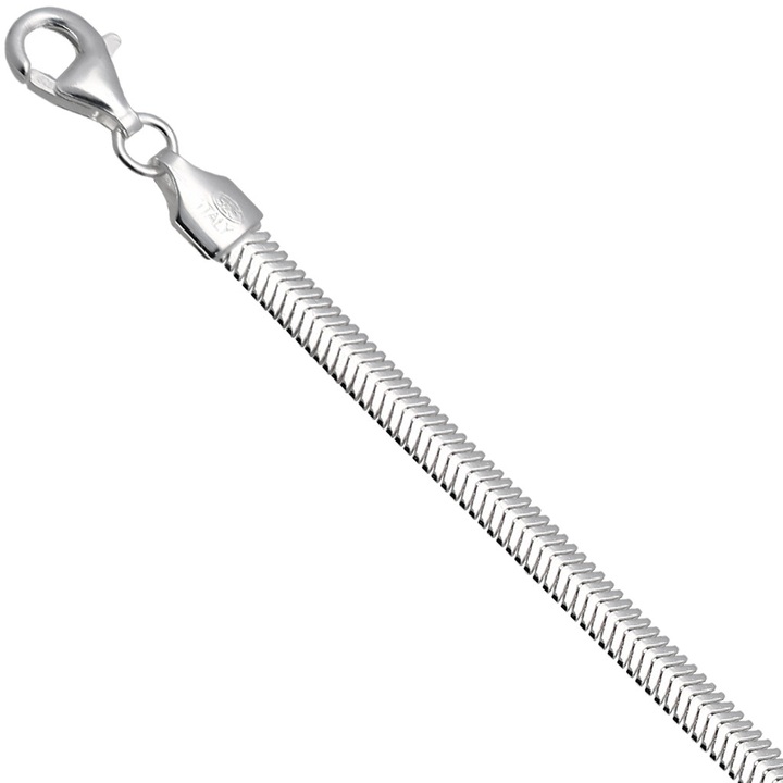 Łańcuszek srebrny Linka płaska 40cm 4.3mm 925