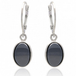 Kolczyki srebrne z krzemem...