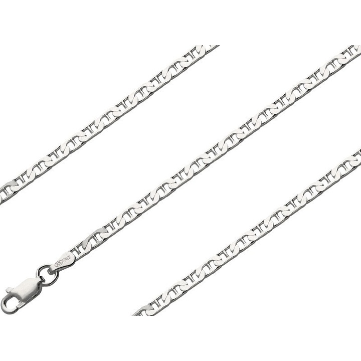 Łańcuszek srebrny żyletka 65cm 3mm 925